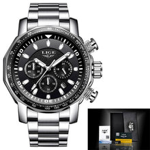Load image into Gallery viewer, LIGE Mens Watches Top Brand Luxury Men&#39;s Military Waterproof Sports  HOUR