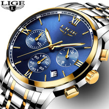 Load image into Gallery viewer, LIGE Watches Men Luxury