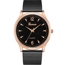 Load image into Gallery viewer, 2018 GENEVA Women Luxury Dress Watch Mesh Stainless Steel