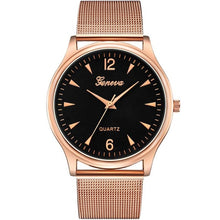 Load image into Gallery viewer, 2018 GENEVA Women Luxury Dress Watch Mesh Stainless Steel