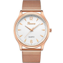 Load image into Gallery viewer, 2018 GENEVA Women Luxury Dress Watch Mesh Stainless Steel