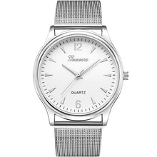 Load image into Gallery viewer, 2018 GENEVA Women Luxury Dress Watch Mesh Stainless Steel