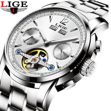 Load image into Gallery viewer, Men Watches Luxury Top Brand LIGE Tourbillon Mechanical Sports HOUR