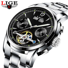 Load image into Gallery viewer, Men Watches Luxury Top Brand LIGE Tourbillon Mechanical Sports HOUR