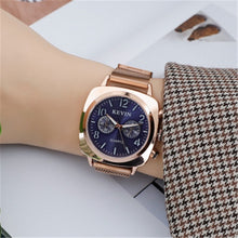 Load image into Gallery viewer, Square Women Watch Magnetic Stainless Steel Rose Gold