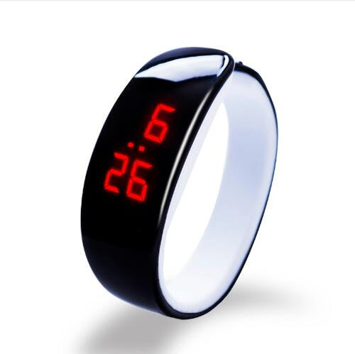 2018 new hot 10 color Dolphin Bracelet Watch Band Digital Watch Red LED Watches