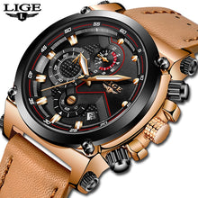 Load image into Gallery viewer, 2018 LIGE Mens Watches Business Top Luxury  HOUR