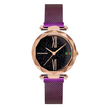 Load image into Gallery viewer, Luxury Rose Gold Bracelet Women Wrist Watch 2018 Ladies Magnet Starry Sky