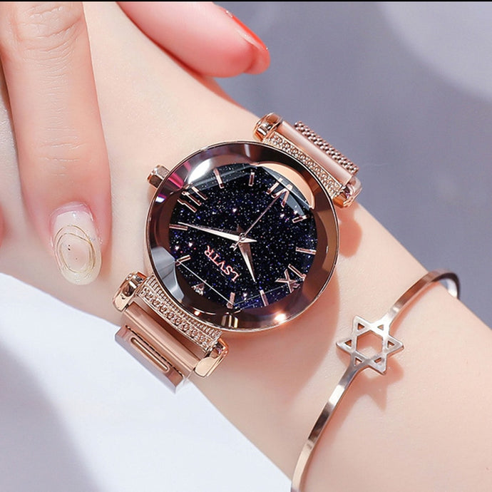 Magnetic Starry Sky Women's Watch 2018 Top Brand Luxury