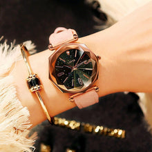 Load image into Gallery viewer, Women Starry Sky Waterproof Watch Leather