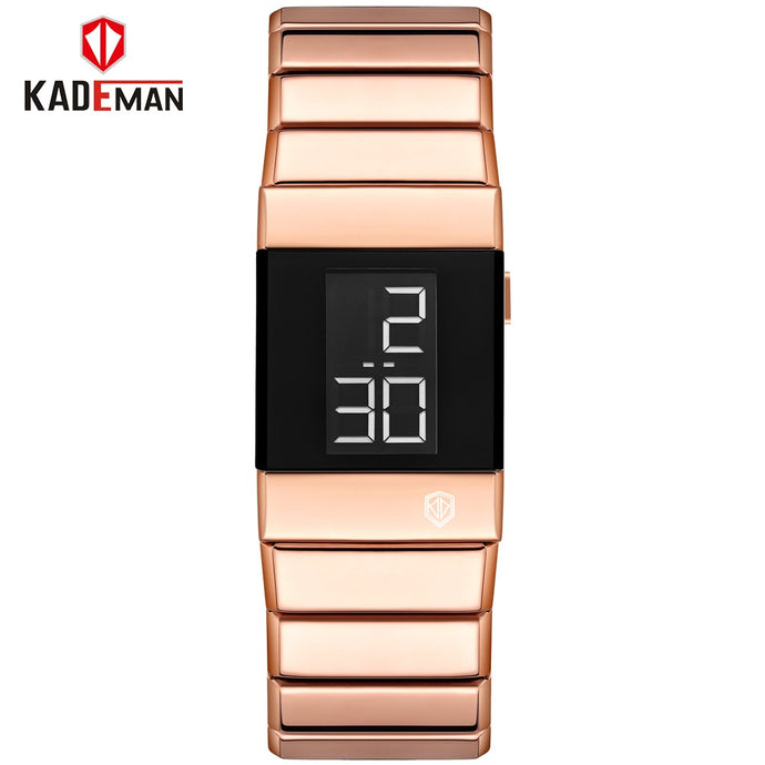 Fashion Women Bracelet Watches High Quality Rose Gold Stainless Steel Waterproof