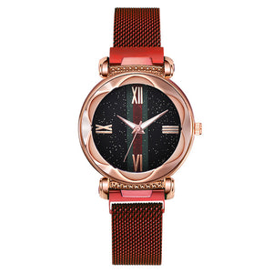 2019 New Luxury Female Watch Magnet Stainless Steel Mesh Strap