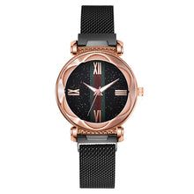 Load image into Gallery viewer, 2019 New Luxury Female Watch Magnet Stainless Steel Mesh Strap