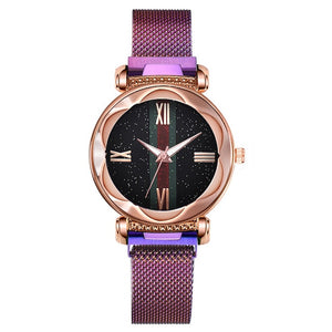 2019 New Luxury Female Watch Magnet Stainless Steel Mesh Strap