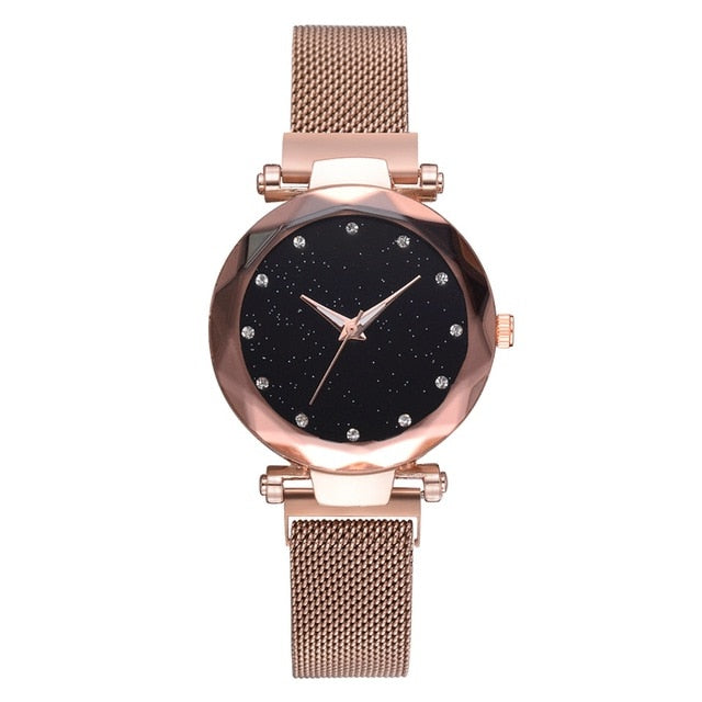 Drop Shipping Fashion Watch Women Romantic Starry Sky Wrist