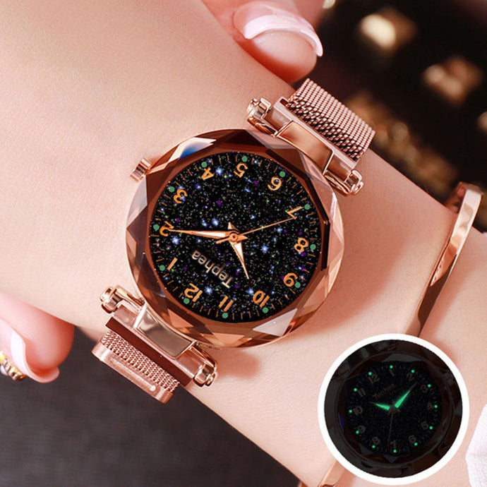 Starry Sky Women Bracelet Wrist Watch For Female Clock