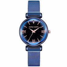 Load image into Gallery viewer, Luxury Brand Starry Sky Women Watches Rose Gold Magnetic Ladies Wrist