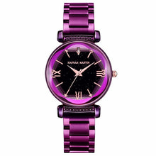 Load image into Gallery viewer, Luxury Brand Starry Sky Women Watches Rose Gold Magnetic Ladies Wrist