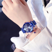 Load image into Gallery viewer, Luxury Rose Gold Magnetic Starry Sky Watch for Women 2019 New Fashion