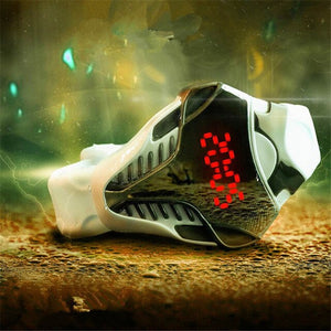 Watch Men  Sports LED Digital Watches Silicone Triangle Watchband Electronic Clock montre homme 2019