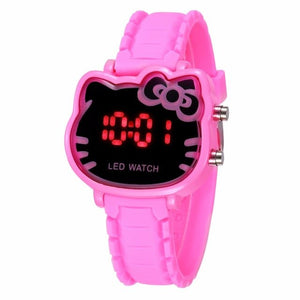 2019 New Fashion Hello Kitty Watch Cartoon Cat Girl Clock Watches Kids