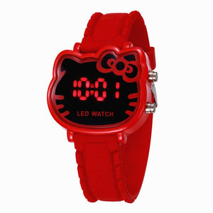 2019 New Fashion Hello Kitty Watch Cartoon Cat Girl Clock Watches Kids
