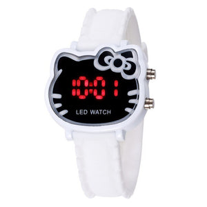 2019 New Fashion Hello Kitty Watch Cartoon Cat Girl Clock Watches Kids