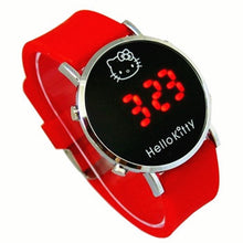 Load image into Gallery viewer, TMC#231New Fashion Hello Kitty LED Digital Kids Watch Casual Sport Student Clocks