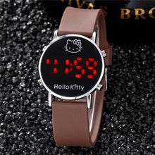 Load image into Gallery viewer, TMC#231New Fashion Hello Kitty LED Digital Kids Watch Casual Sport Student Clocks