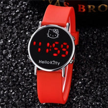 Load image into Gallery viewer, TMC#231New Fashion Hello Kitty LED Digital Kids Watch Casual Sport Student Clocks