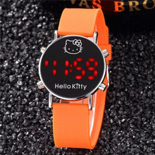 Load image into Gallery viewer, TMC#231New Fashion Hello Kitty LED Digital Kids Watch Casual Sport Student Clocks
