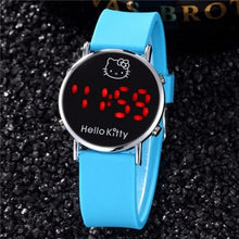 Load image into Gallery viewer, TMC#231New Fashion Hello Kitty LED Digital Kids Watch Casual Sport Student Clocks